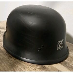 Fly Racing 9MM DOT Certified Matte Black German Motorcycle Bike Helmet 9mm 2X